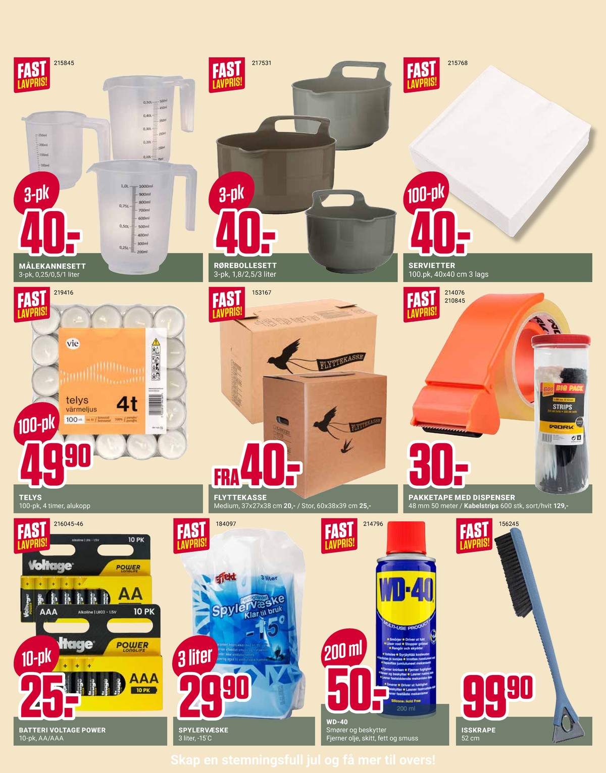 Se Europris kundeavis for uge 4 på Tilbudsuken.no. Se gode tilbud på mange varer. Les kundeavisen her! Side 10