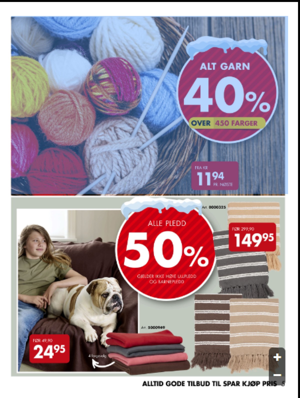 Se Sparkjøp kundeavis for uge 4 på Tilbudsuken.no. Se gode tilbud på mange varer. Les kundeavisen her! Side 5