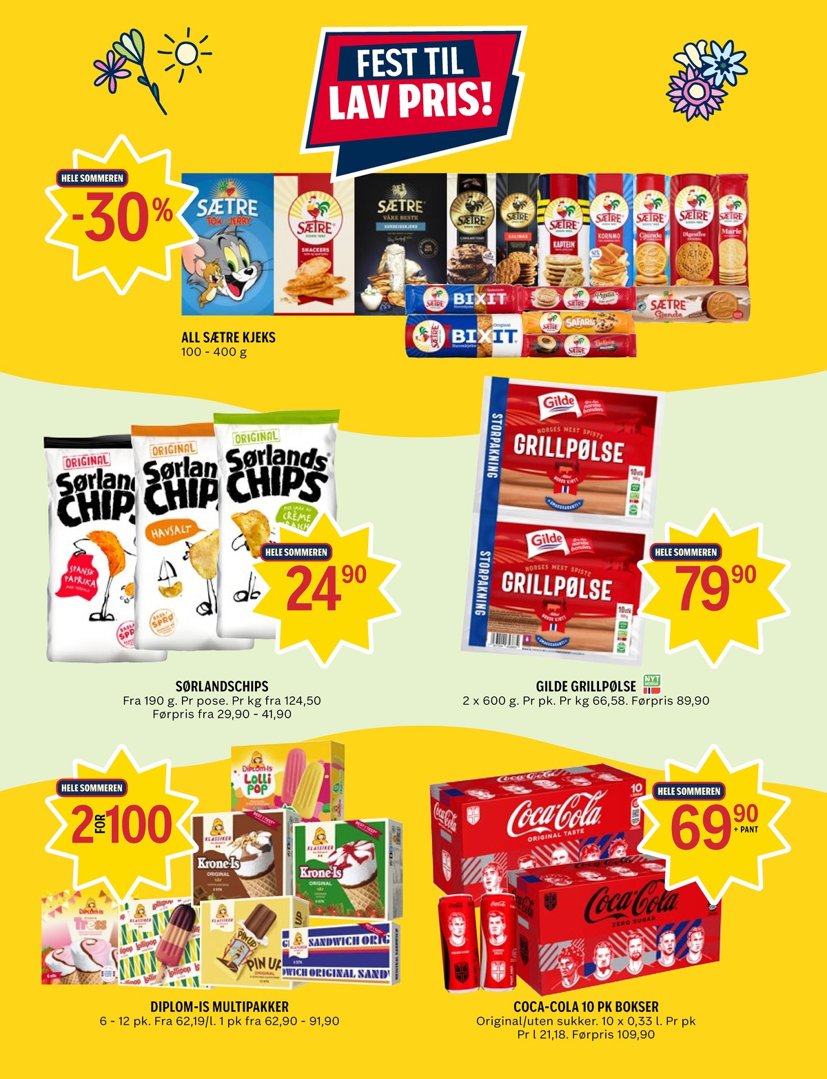 Se Coop Prix kundeavis for uke 40 på Tilbudsuken.no. Se gode tilbud på mange varer, f.eks. 5 kjeks til ost våre beste eller kjeks snackers. Les kundeavisen her! Side 6
