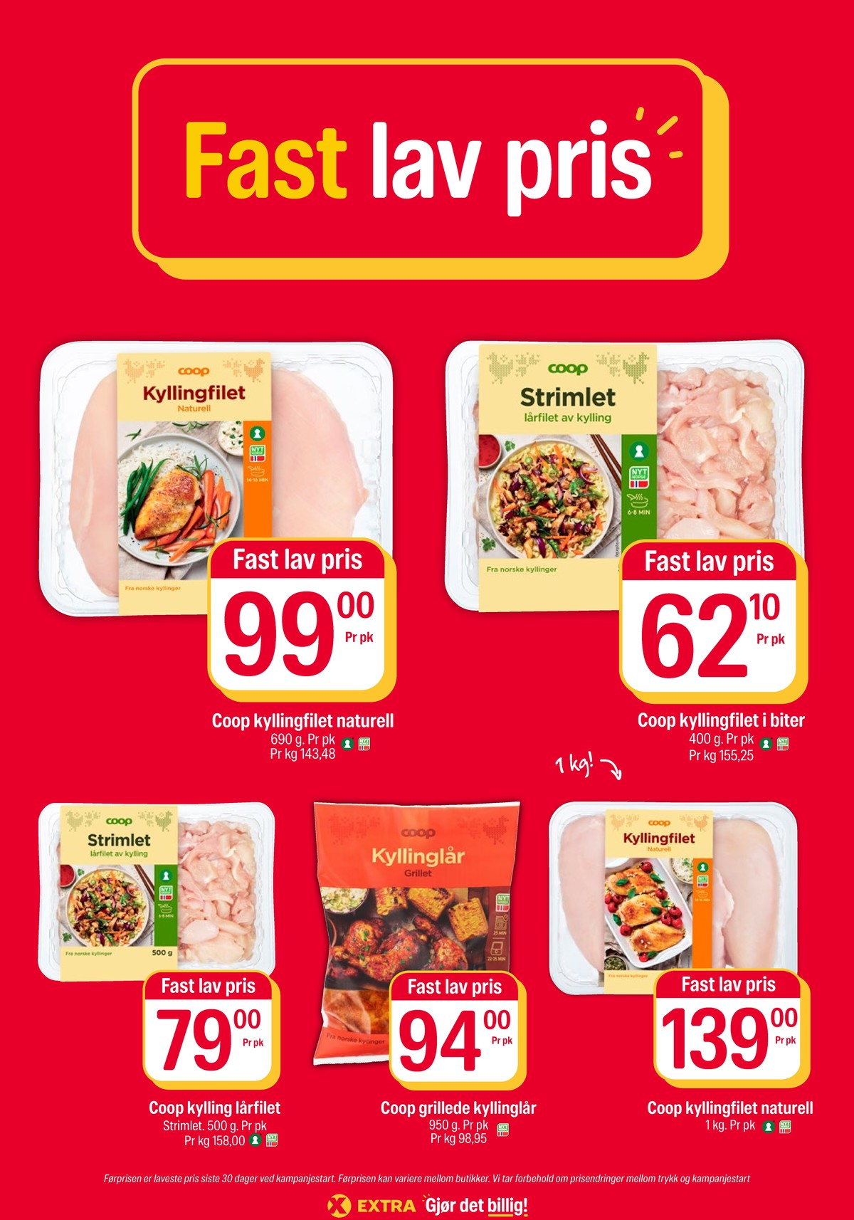 Se Coop Extra kundeavis for uke 40 på Tilbudsuken.no. Se gode tilbud på mange varer, f.eks. kyllingfilet coop eller kyllingfilet coop. Les kundeavisen her! Side 3
