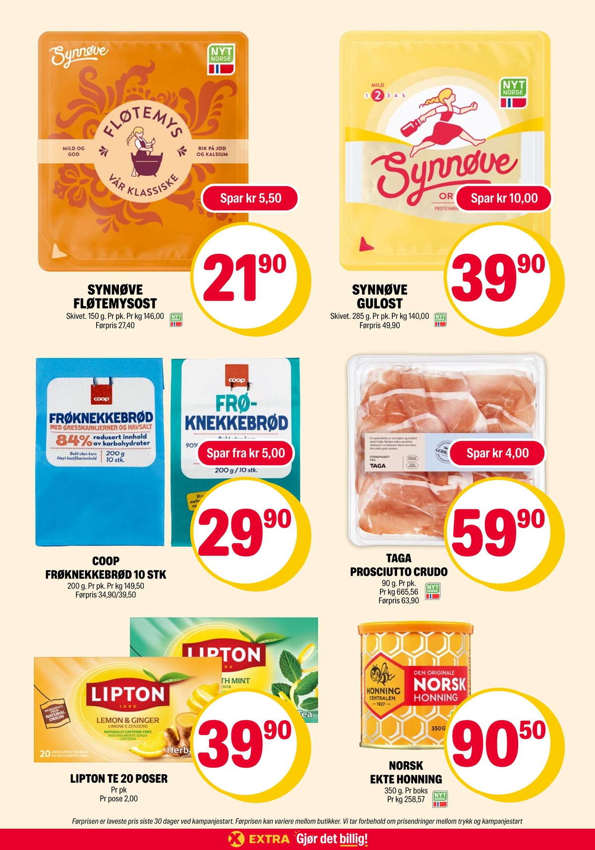 Se Coop Extra kundeavis for uke 40 på Tilbudsuken.no. Se gode tilbud på mange varer, f.eks. fløtemysost synnøve finden eller gulost synnøve finden. Les kundeavisen her! Side 10