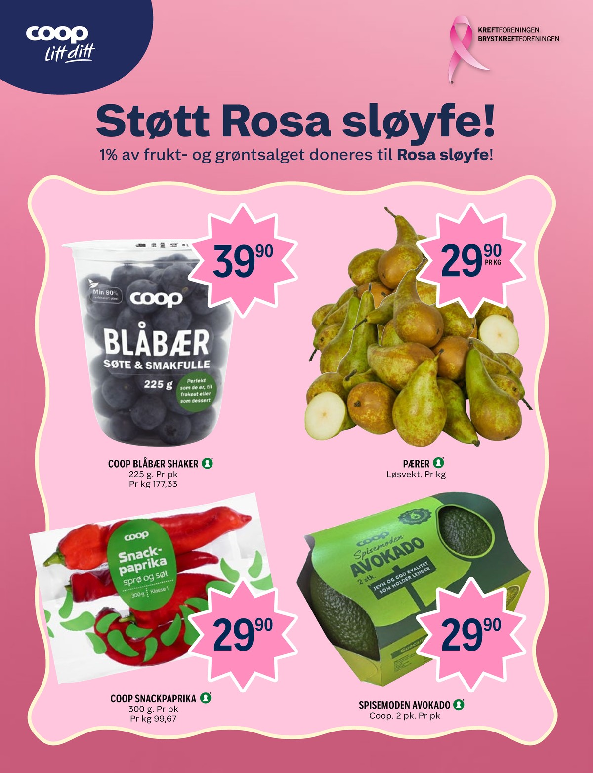 Se Coop Prix kundeavis for uke 40 på Tilbudsuken.no. Se gode tilbud på mange varer, f.eks. blåbær coop eller pærer ukjent. Les kundeavisen her! Side 5