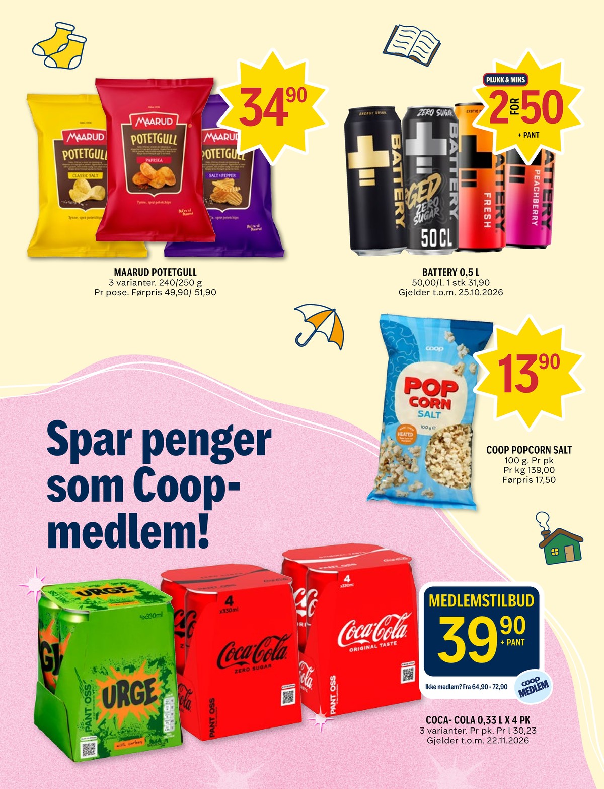 Se Coop Prix kundeavis for uge 40 på Tilbudsuken.no. Se gode tilbud på mange varer. Les kundeavisen her! Side 10