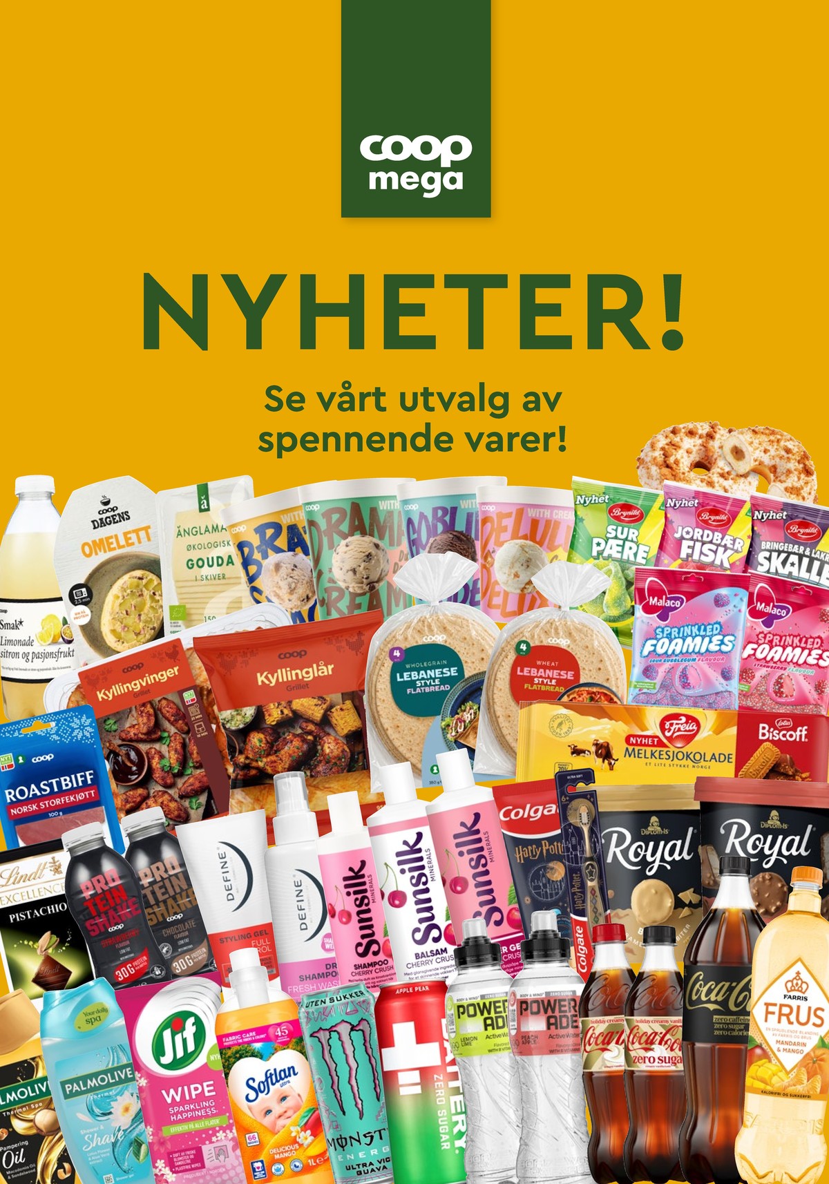 Se Coop Mega kundeavis for uge 40 på Tilbudsuken.no. Se gode tilbud på mange varer. Les kundeavisen her! Side 12