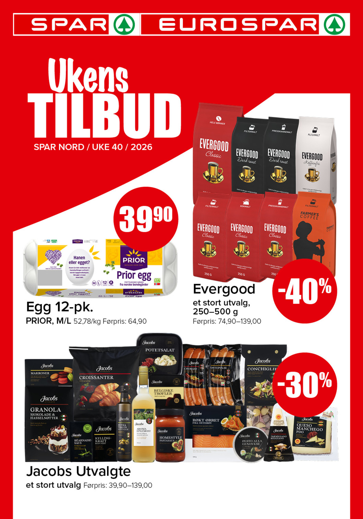 Se Spar - Eurospar kundeavis for uge 40 på Tilbudsuken.no. Se gode tilbud på mange varer. Les kundeavisen her! Side 1