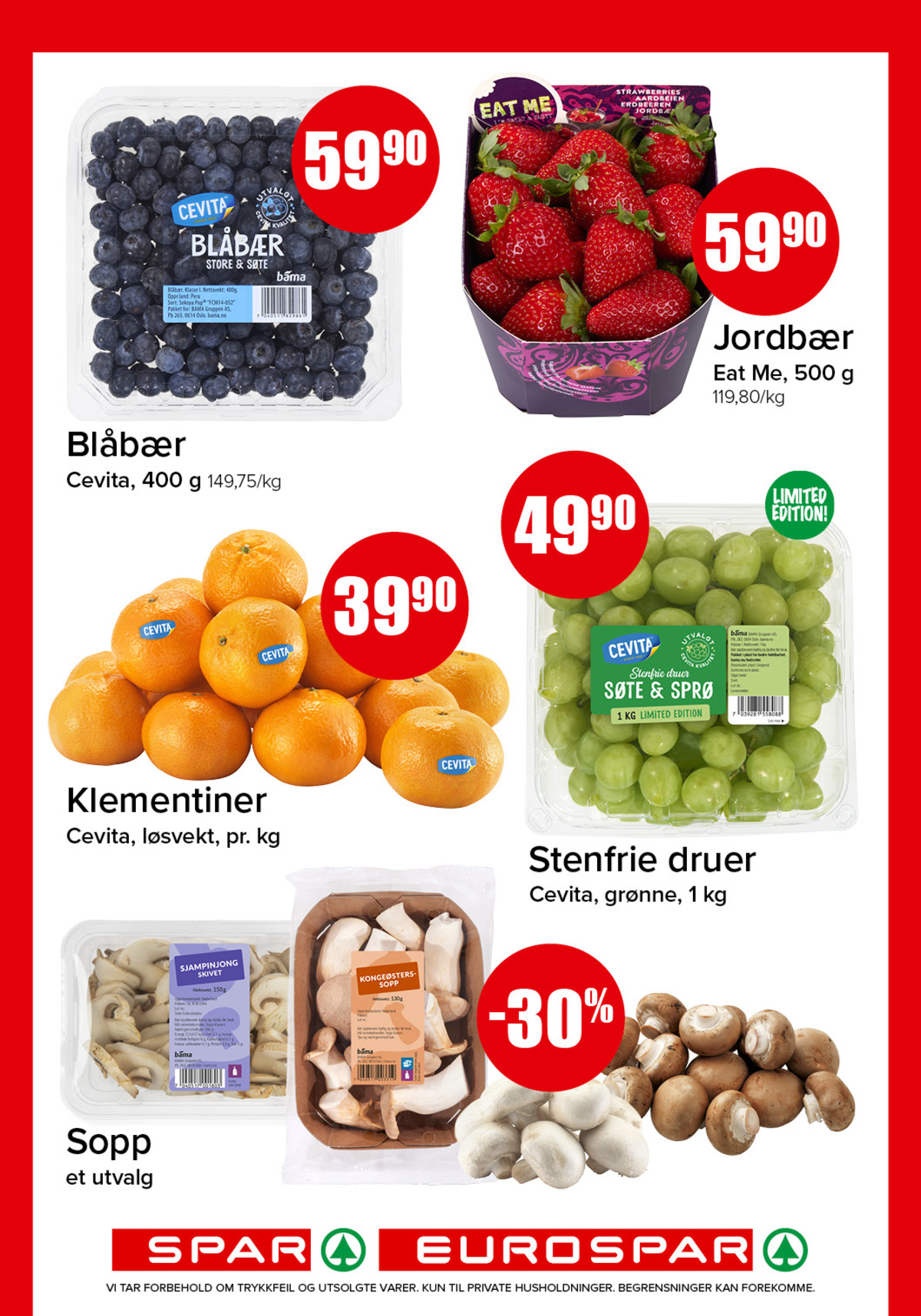 Se Spar - Eurospar kundeavis for uge 40 på Tilbudsuken.no. Se gode tilbud på mange varer. Les kundeavisen her! Side 5