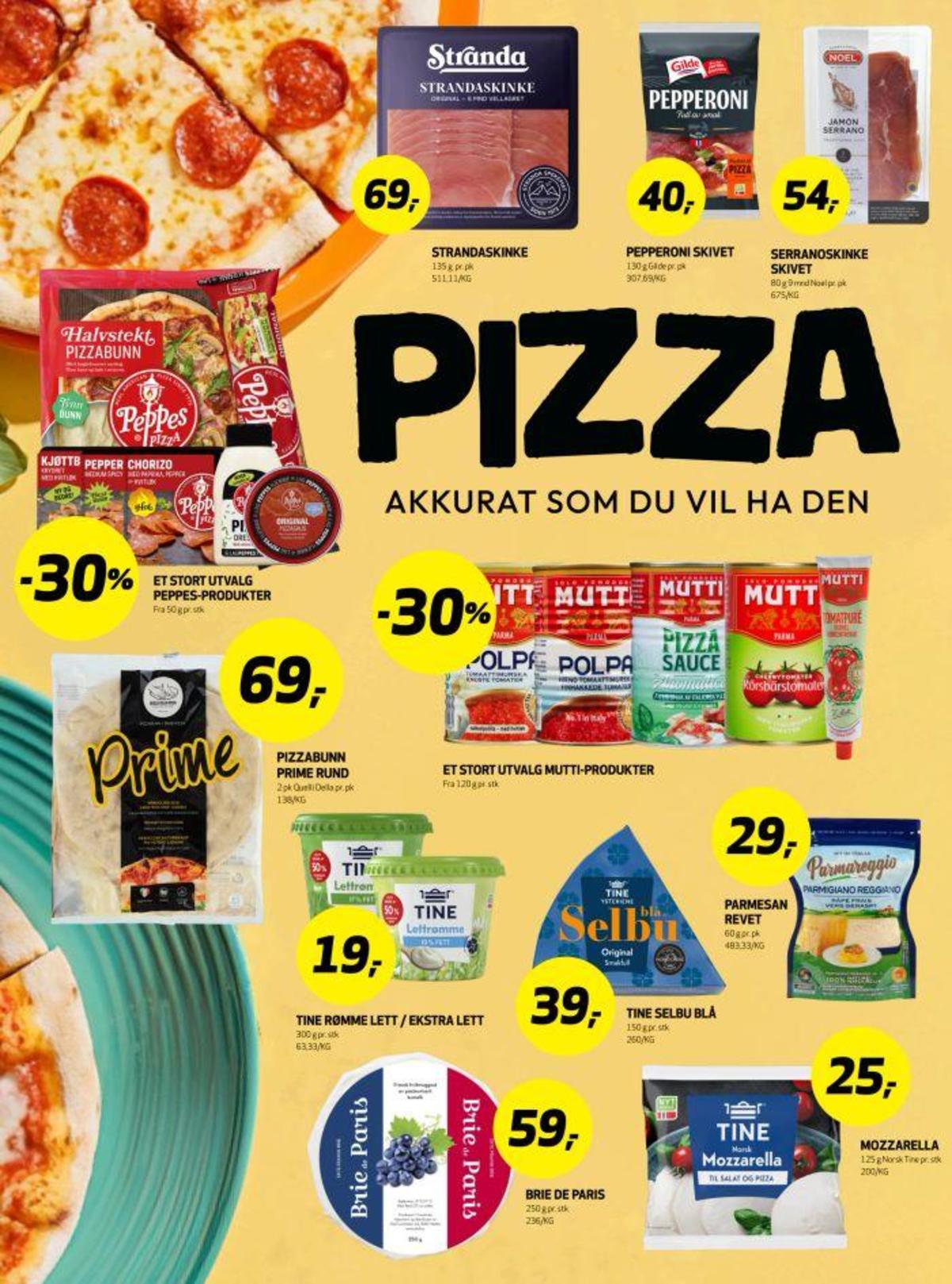 Se Bunnpris kundeavis for uke 40 på Tilbudsuken.no. Se gode tilbud på mange varer, f.eks. strandaskinke stranda eller pepperoni gilde. Les kundeavisen her! Side 2