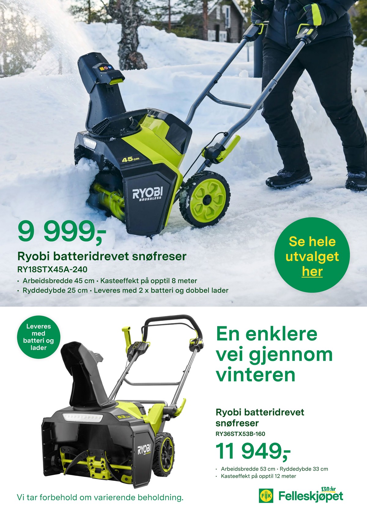 Se Felleskjøpet kundeavis for uge 40 på Tilbudsuken.no. Se gode tilbud på mange varer. Les kundeavisen her! Side 5