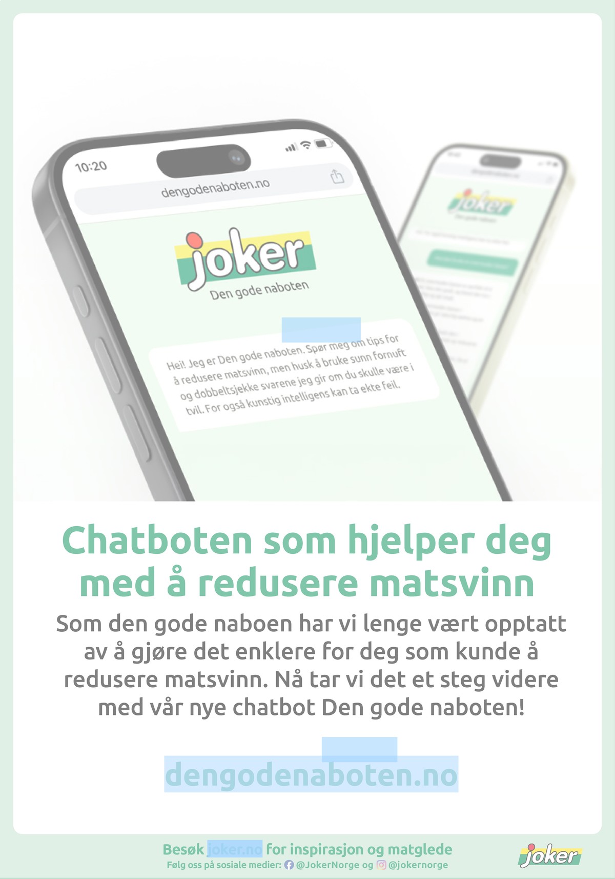 Se Joker kundeavis for uge 40 på Tilbudsuken.no. Se gode tilbud på mange varer. Les kundeavisen her! Side 30