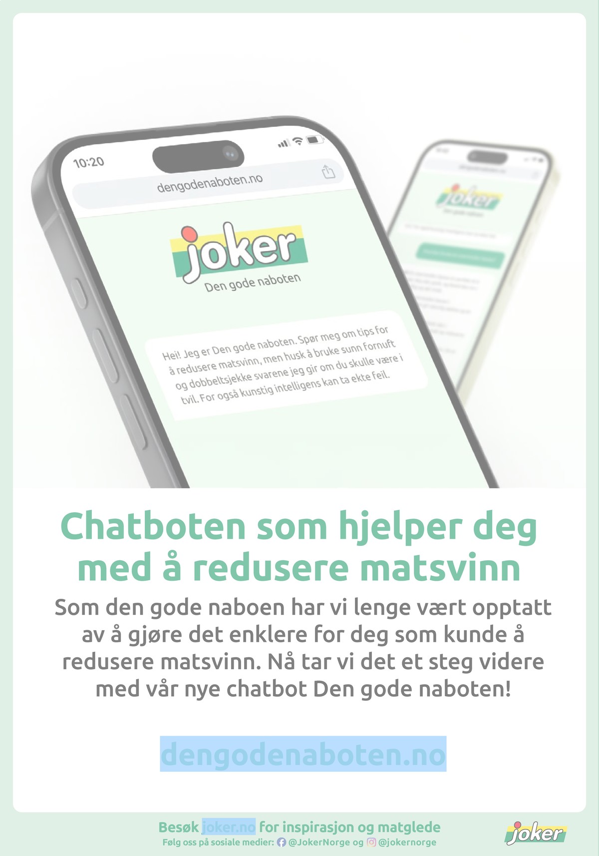 Se Joker kundeavis for uge 41 på Tilbudsuken.no. Se gode tilbud på mange varer. Les kundeavisen her! Side 26