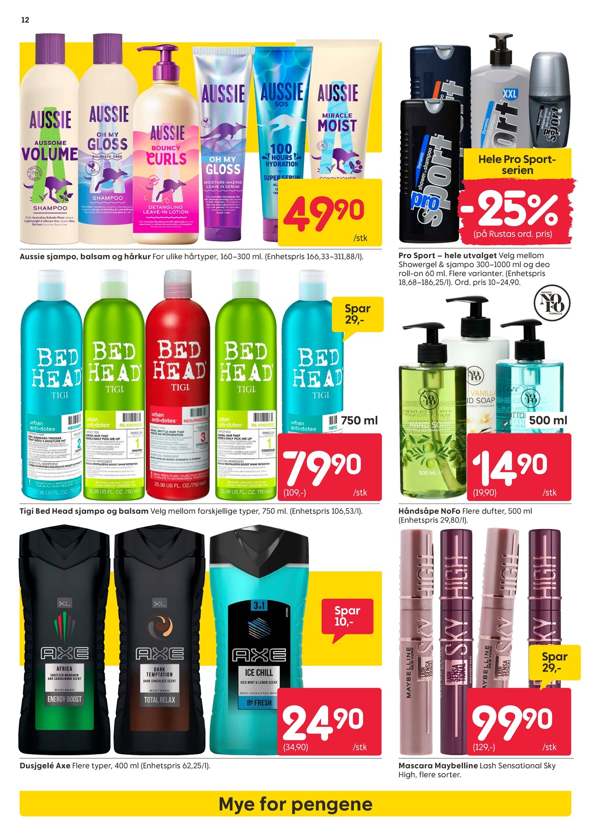 Se Rusta kundeavis for uke 41 på Tilbudsuken.no. Se gode tilbud på mange varer, f.eks. shampoo aussie eller balsam aussie. Les kundeavisen her! Side 12