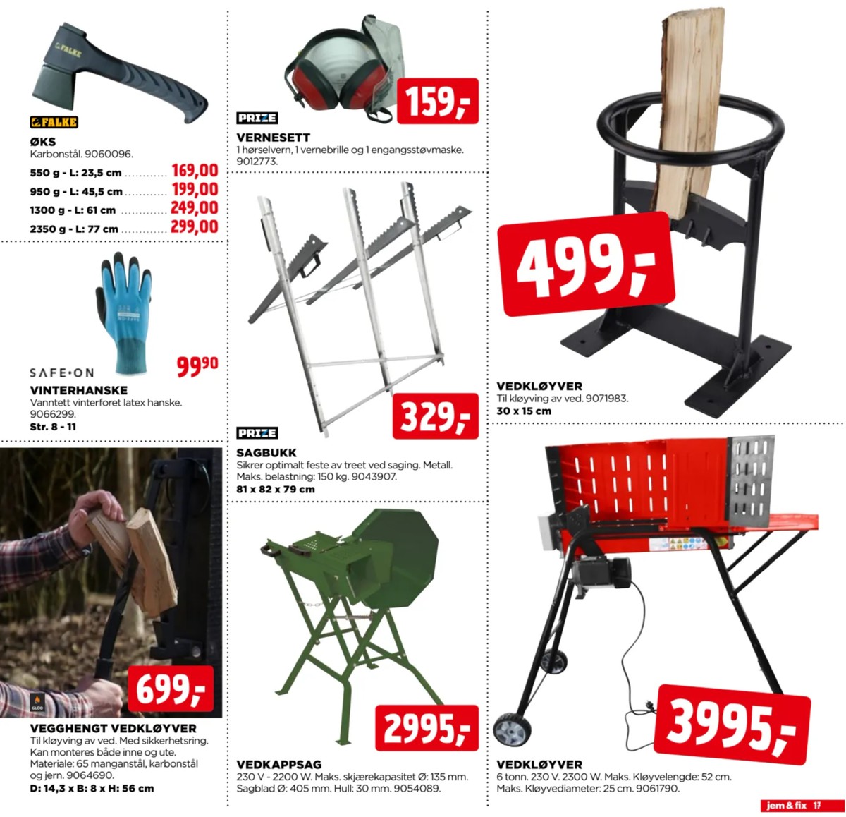 Se Jem & Fix kundeavis for uge 41 på Tilbudsuken.no. Se gode tilbud på mange varer. Les kundeavisen her! Side 17