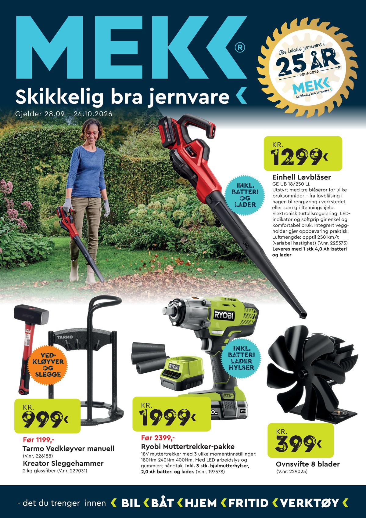 Se Mekk kundeavis for uge 41 på Tilbudsuken.no. Se gode tilbud på mange varer. Les kundeavisen her! Side 1