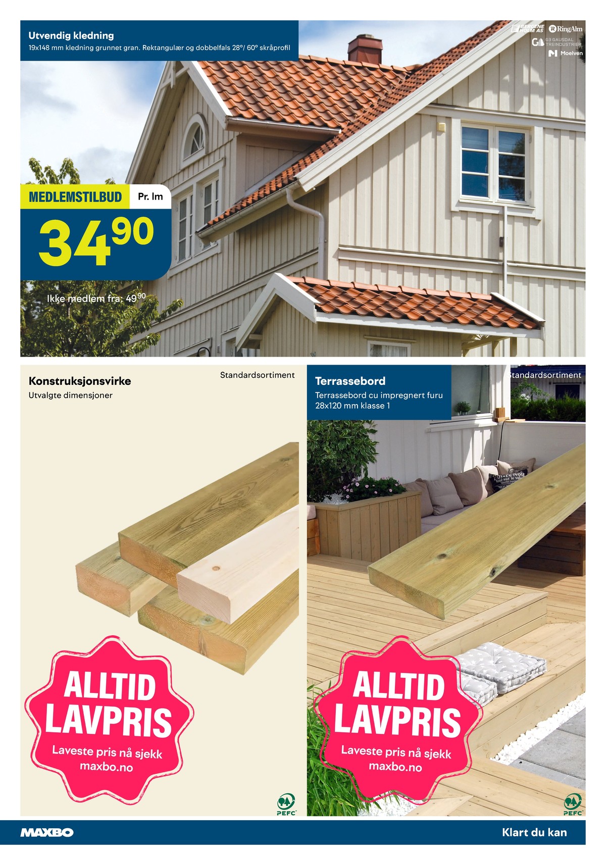 Se Maxbo kundeavis for uge 42 på Tilbudsuken.no. Se gode tilbud på mange varer. Les kundeavisen her! Side 19