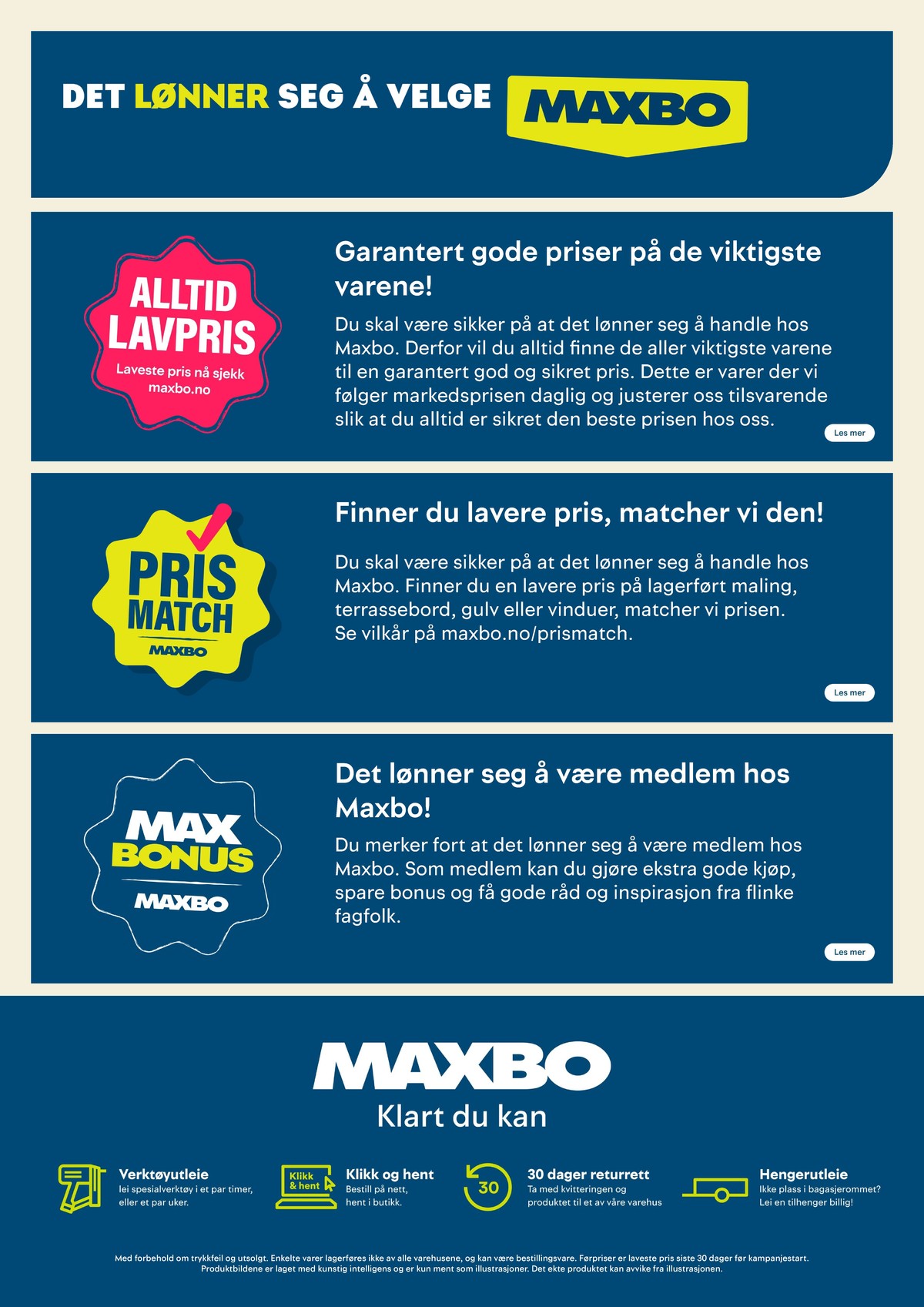 Se Maxbo kundeavis for uge 42 på Tilbudsuken.no. Se gode tilbud på mange varer. Les kundeavisen her! Side 24
