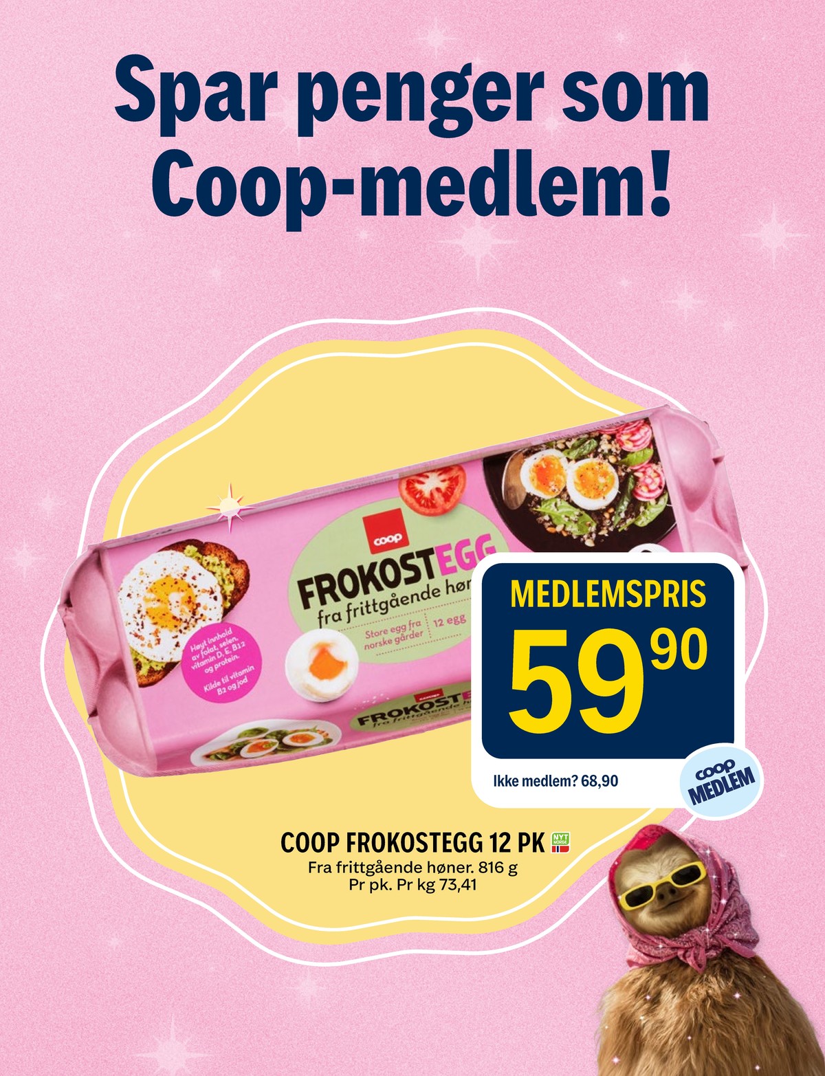 Se Coop Prix kundeavis for uke 42 på Tilbudsuken.no. Se gode tilbud på mange varer, f.eks. egg coop eller andre varer. Les kundeavisen her! Side 12