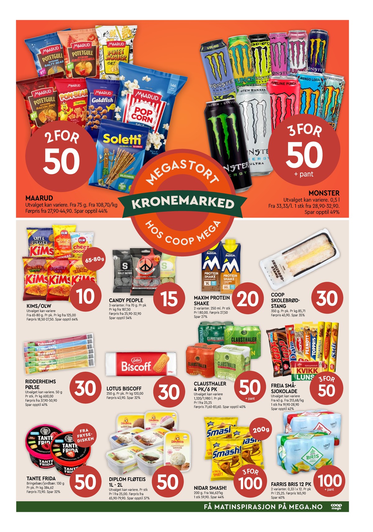 Se Coop Mega kundeavis for uge 42 på Tilbudsuken.no. Se gode tilbud på mange varer. Les kundeavisen her! Side 5