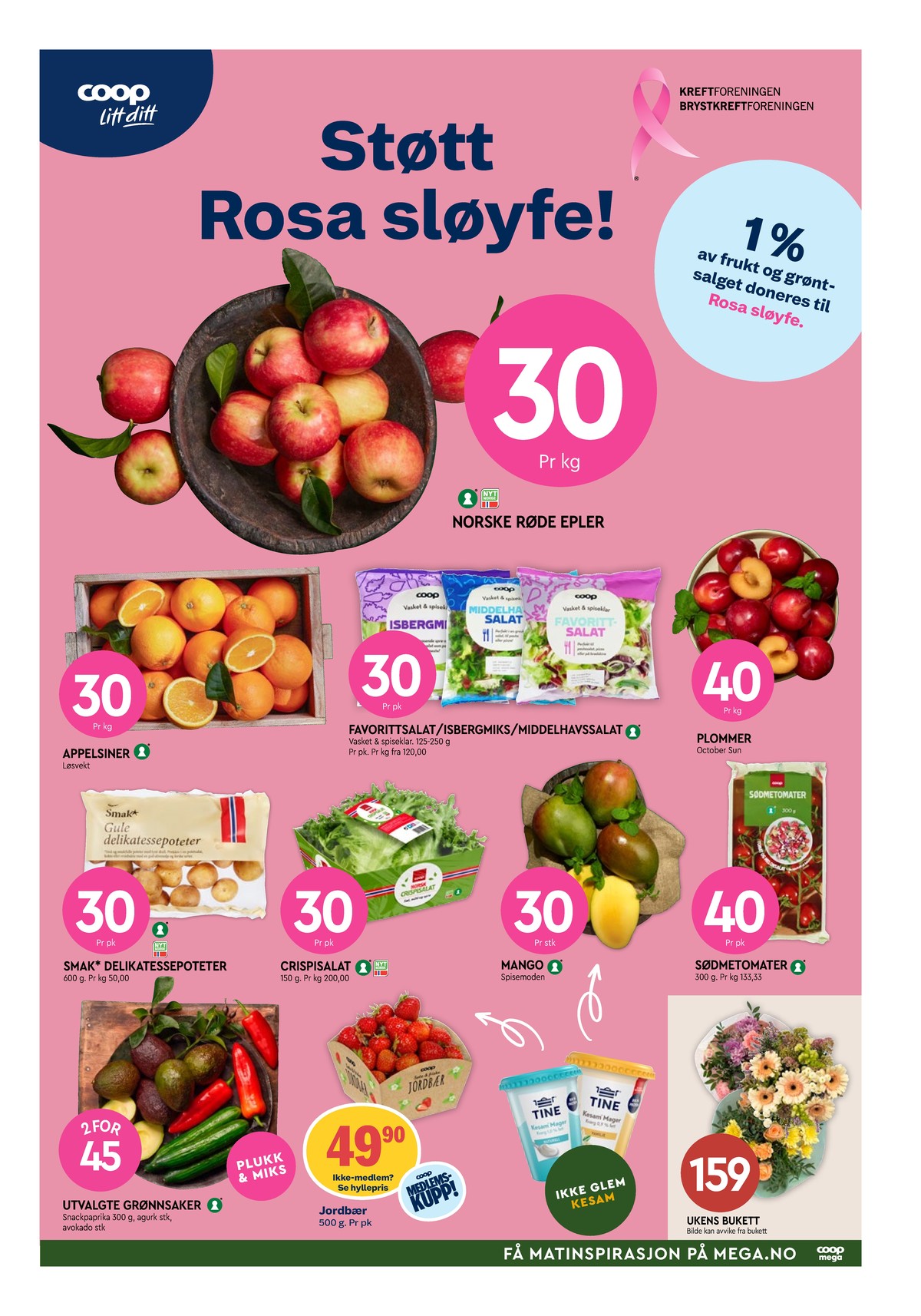 Se Coop Mega kundeavis for uge 42 på Tilbudsuken.no. Se gode tilbud på mange varer. Les kundeavisen her! Side 7