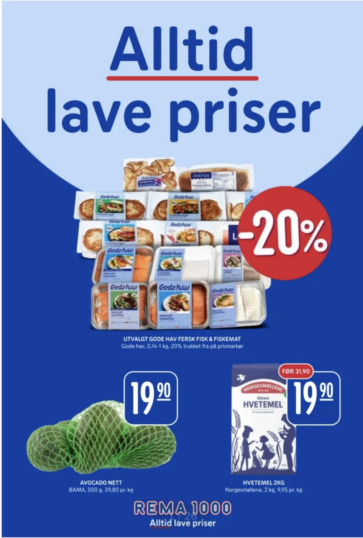 Se Rema 1000 kundeavis for uge 42 på Tilbudsuken.no. Se gode tilbud på mange varer. Les kundeavisen her! Side 1