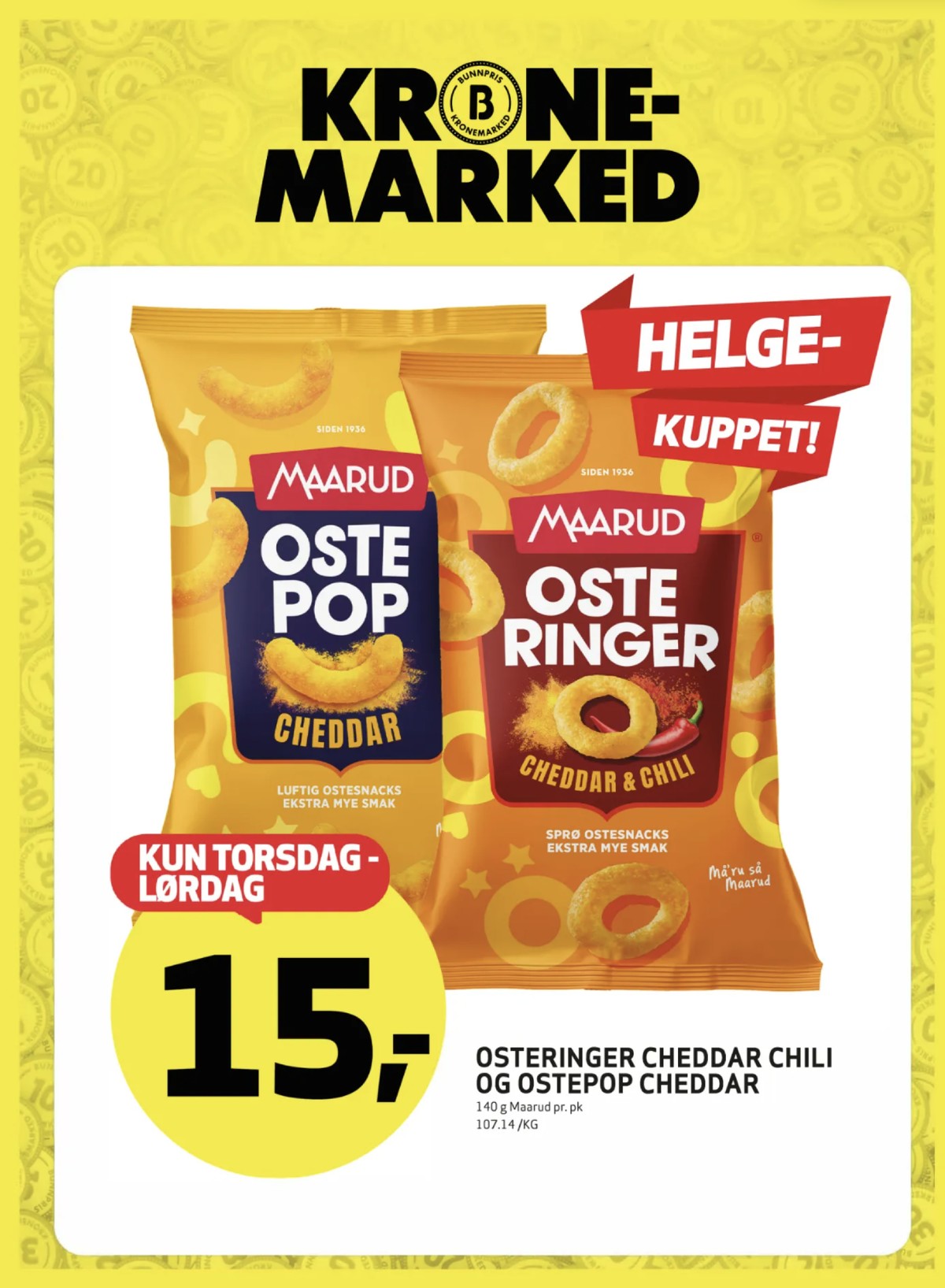 Se Bunnpris kundeavis for uge 42 på Tilbudsuken.no. Se gode tilbud på mange varer. Les kundeavisen her! Side 16