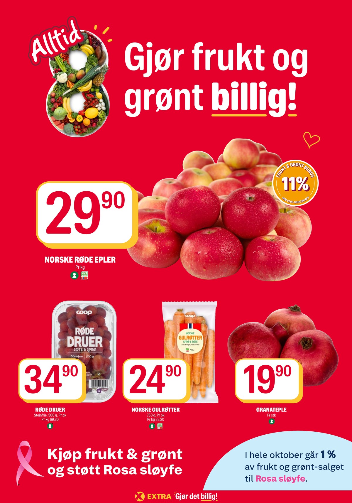 Se Coop Extra kundeavis for uge 42 på Tilbudsuken.no. Se gode tilbud på mange varer. Les kundeavisen her! Side 9
