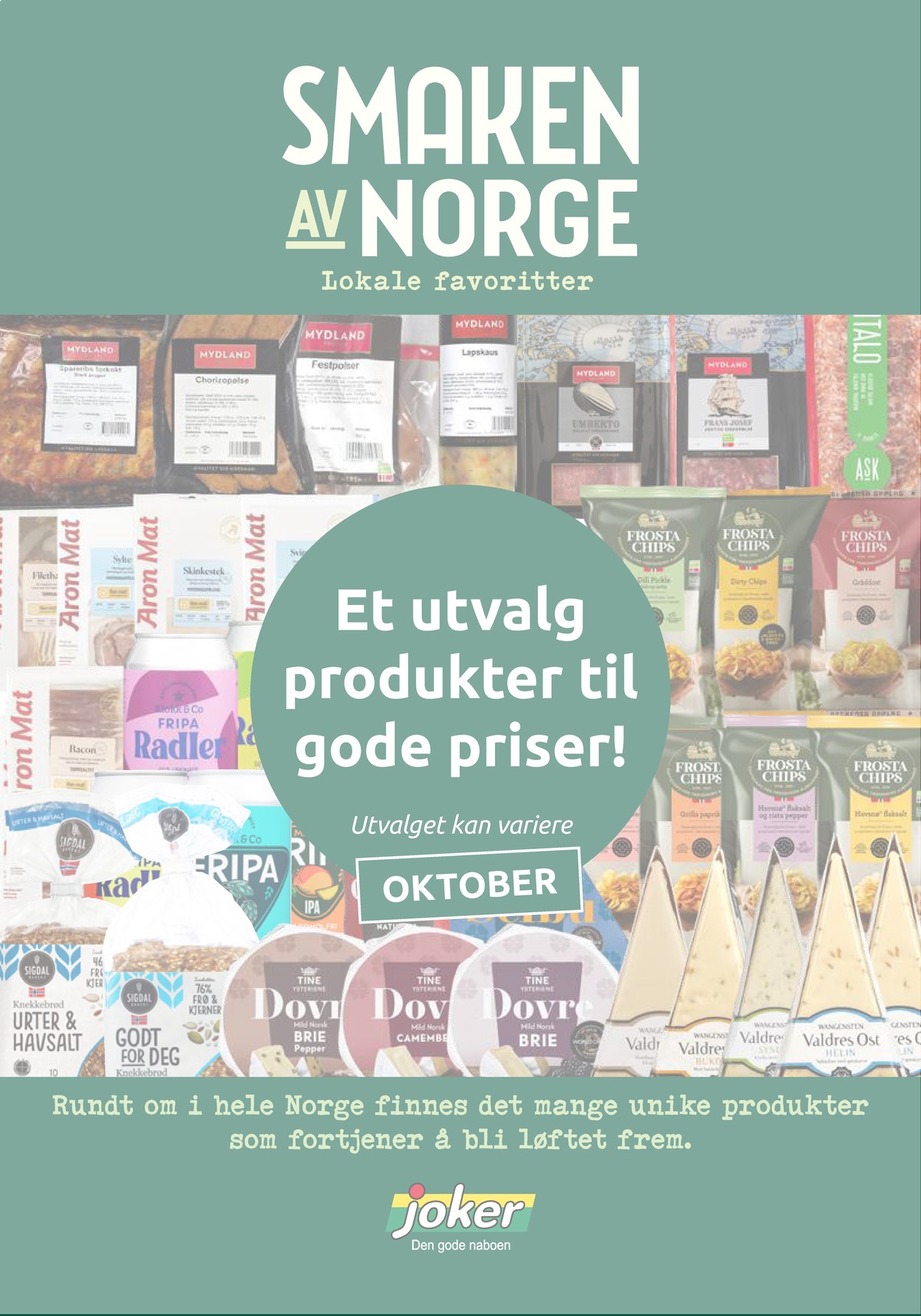 Se Joker kundeavis for uge 42 på Tilbudsuken.no. Se gode tilbud på mange varer. Les kundeavisen her! Side 20