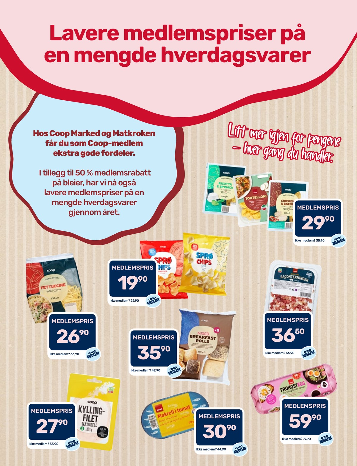 Se Coop Marked kundeavis for uge 42 på Tilbudsuken.no. Se gode tilbud på mange varer. Les kundeavisen her! Side 10