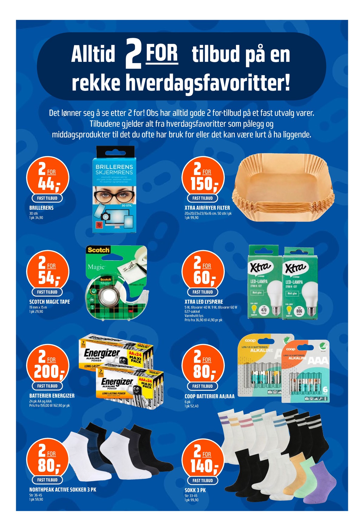 Se Coop Obs kundeavis for uge 42 på Tilbudsuken.no. Se gode tilbud på mange varer. Les kundeavisen her! Side 27