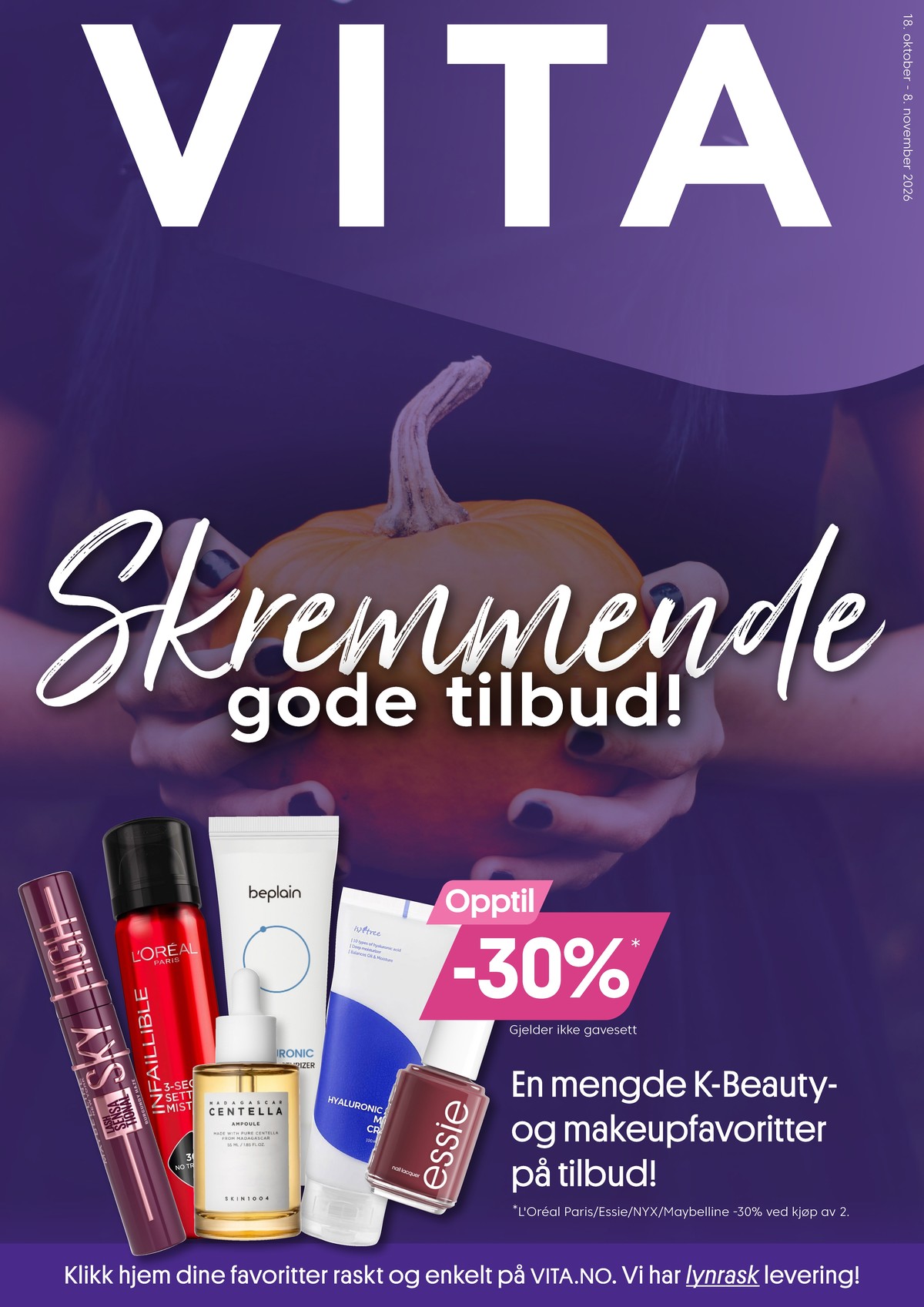 Se Vita kundeavis for uge 42 på Tilbudsuken.no. Se gode tilbud på mange varer. Les kundeavisen her! Side 1