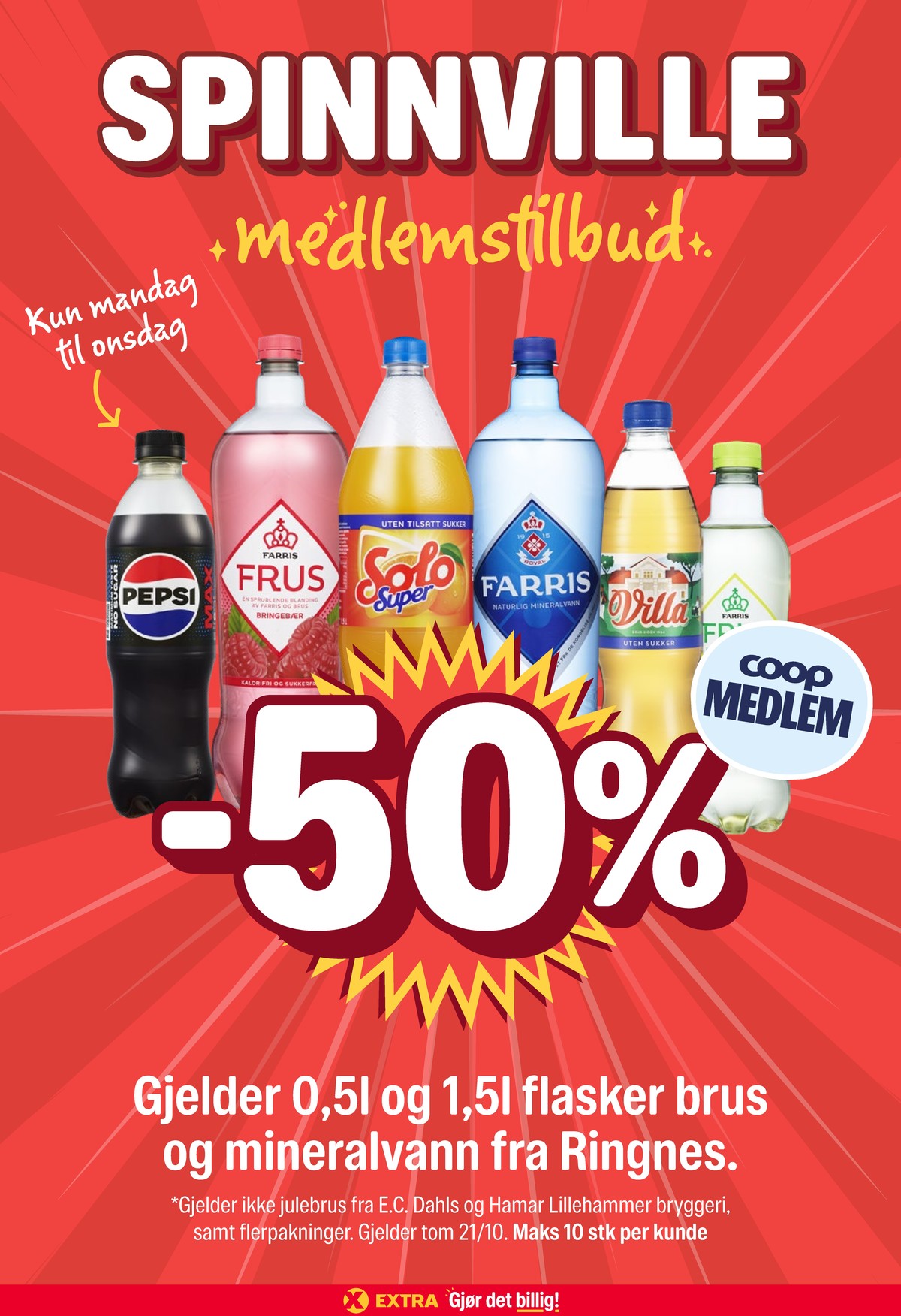 Se Coop Extra kundeavis for uge 43 på Tilbudsuken.no. Se gode tilbud på mange varer. Les kundeavisen her! Side 1