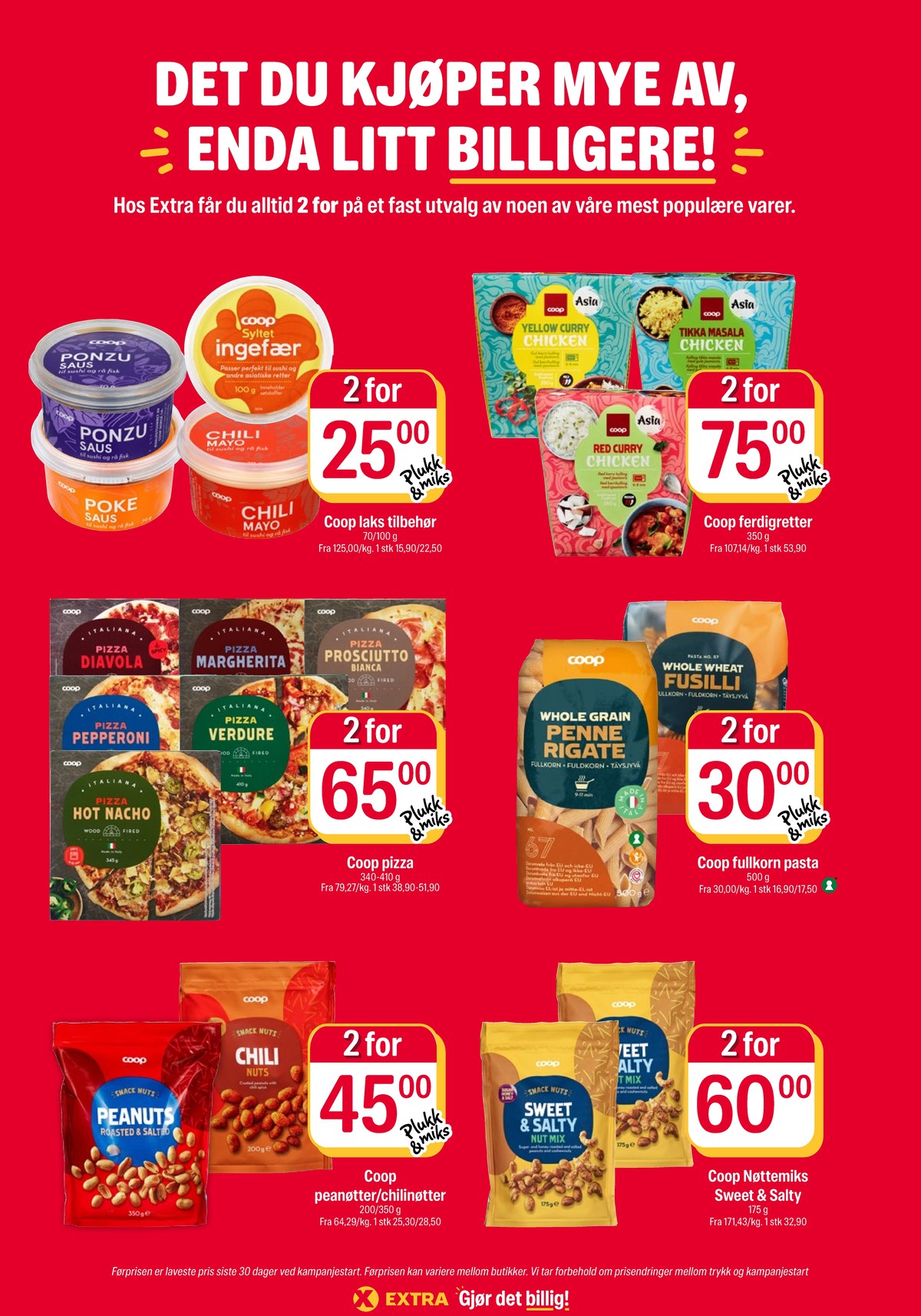 Se Coop Extra kundeavis for uke 43 på Tilbudsuken.no. Se gode tilbud på mange varer, f.eks. poke saus coop eller ponzu saus coop. Les kundeavisen her! Side 27