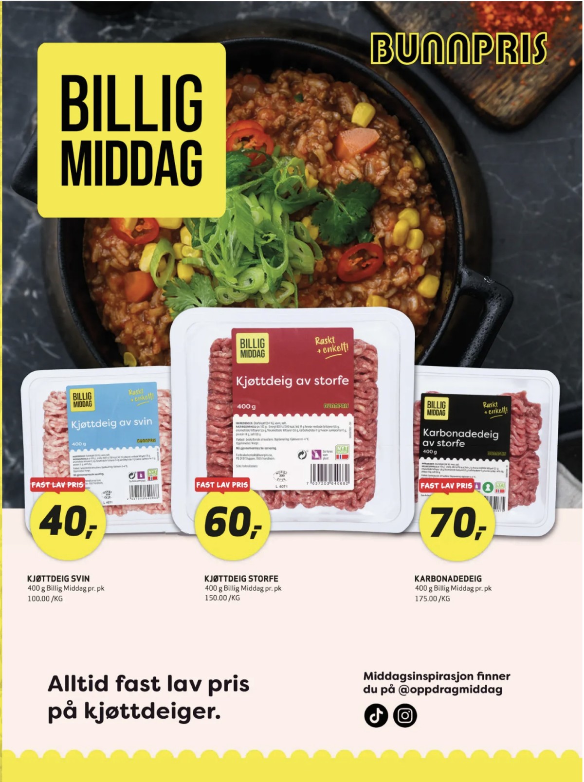 Se Bunnpris kundeavis for uge 43 på Tilbudsuken.no. Se gode tilbud på mange varer. Les kundeavisen her! Side 11