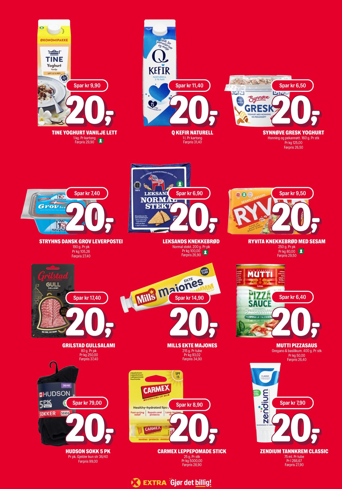 Se Coop Extra kundeavis for uge 43 på Tilbudsuken.no. Se gode tilbud på mange varer. Les kundeavisen her! Side 13