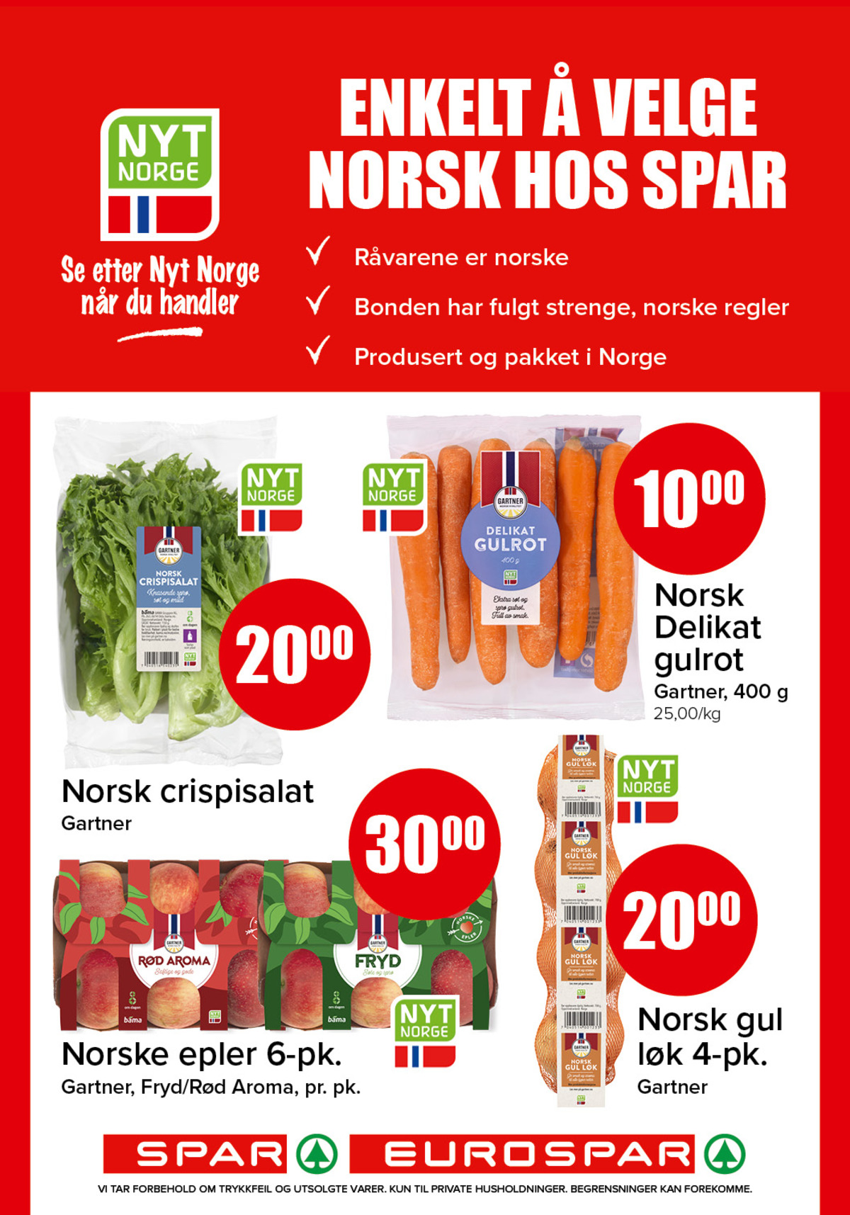 Se Spar - Eurospar kundeavis for uke 43 på Tilbudsuken.no. Se gode tilbud på mange varer, f.eks. salat gartner eller gulrøtter gartner. Les kundeavisen her! Side 2