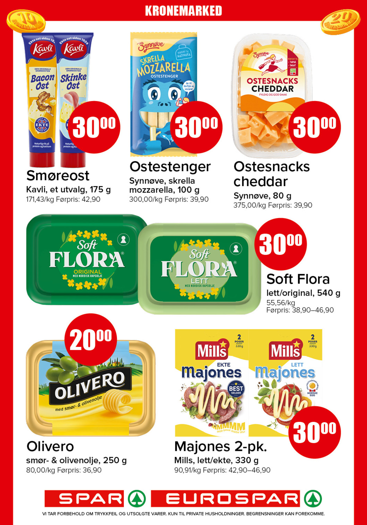 Se Spar - Eurospar kundeavis for uke 43 på Tilbudsuken.no. Se gode tilbud på mange varer, f.eks. ostesnacks cheddar synnøve finden eller lettmargarin soft flora. Les kundeavisen her! Side 12