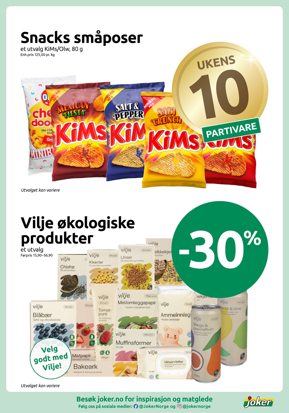 Se Joker kundeavis for uge 43 på Tilbudsuken.no. Se gode tilbud på mange varer. Les kundeavisen her! Side 2