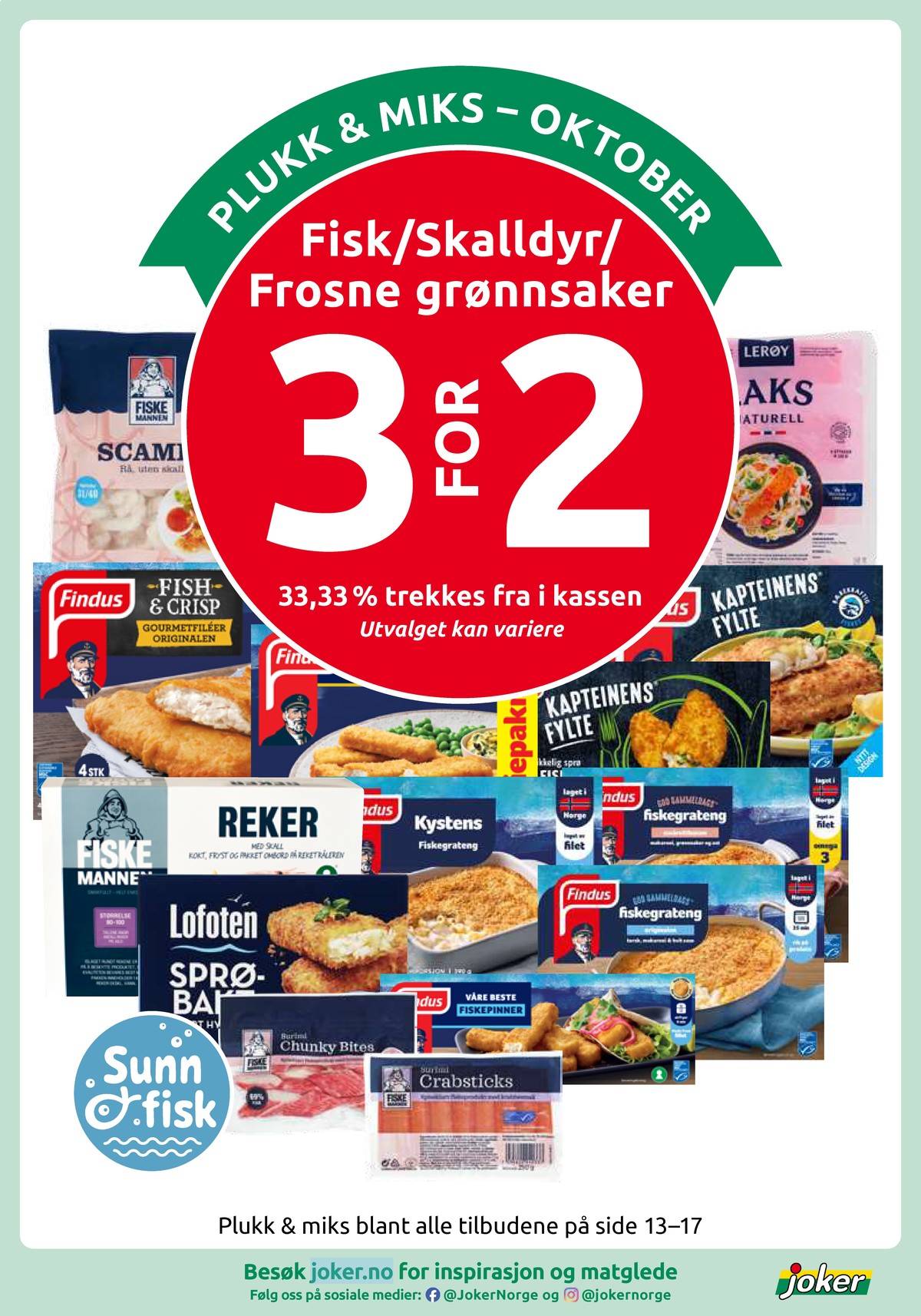 Se Joker kundeavis for uge 43 på Tilbudsuken.no. Se gode tilbud på mange varer. Les kundeavisen her! Side 14