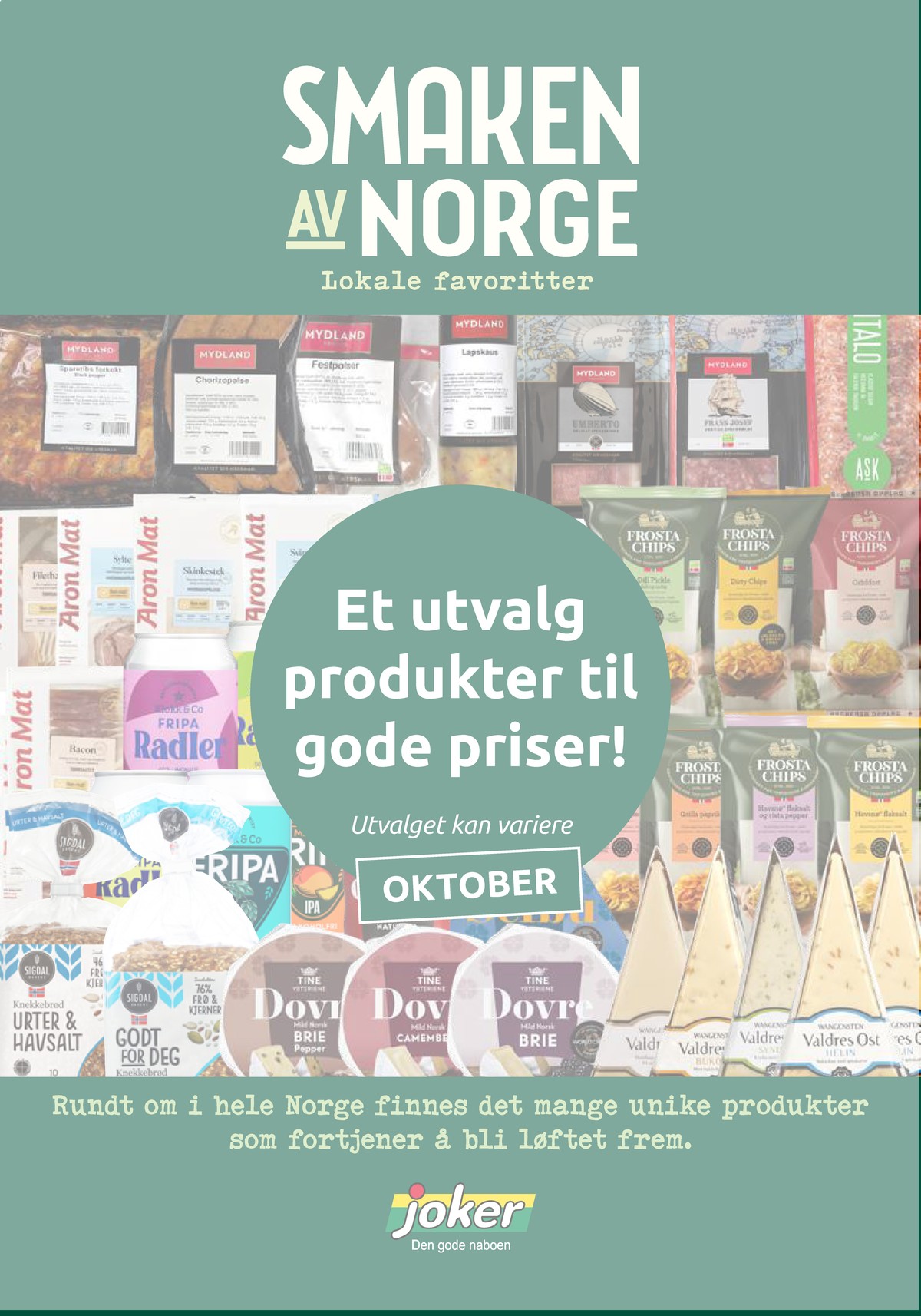 Se Joker kundeavis for uge 43 på Tilbudsuken.no. Se gode tilbud på mange varer. Les kundeavisen her! Side 19