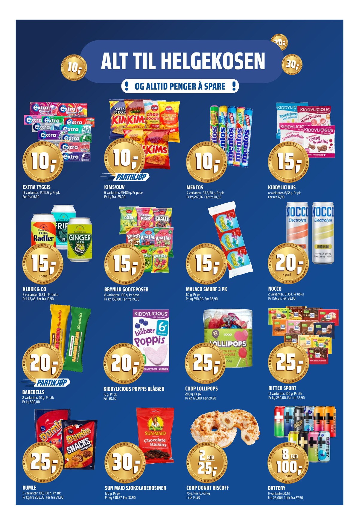 Se Coop Obs kundeavis for uge 43 på Tilbudsuken.no. Se gode tilbud på mange varer. Les kundeavisen her! Side 10