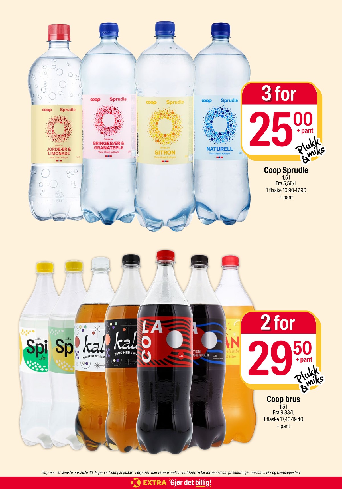 Se Coop Extra kundeavis for uke 44 på Tilbudsuken.no. Se gode tilbud på mange varer, f.eks. vann med kulsyre og jordbærlimonade sprudle eller vann med kulsyre naturell sprudle. Les kundeavisen her! Side 24