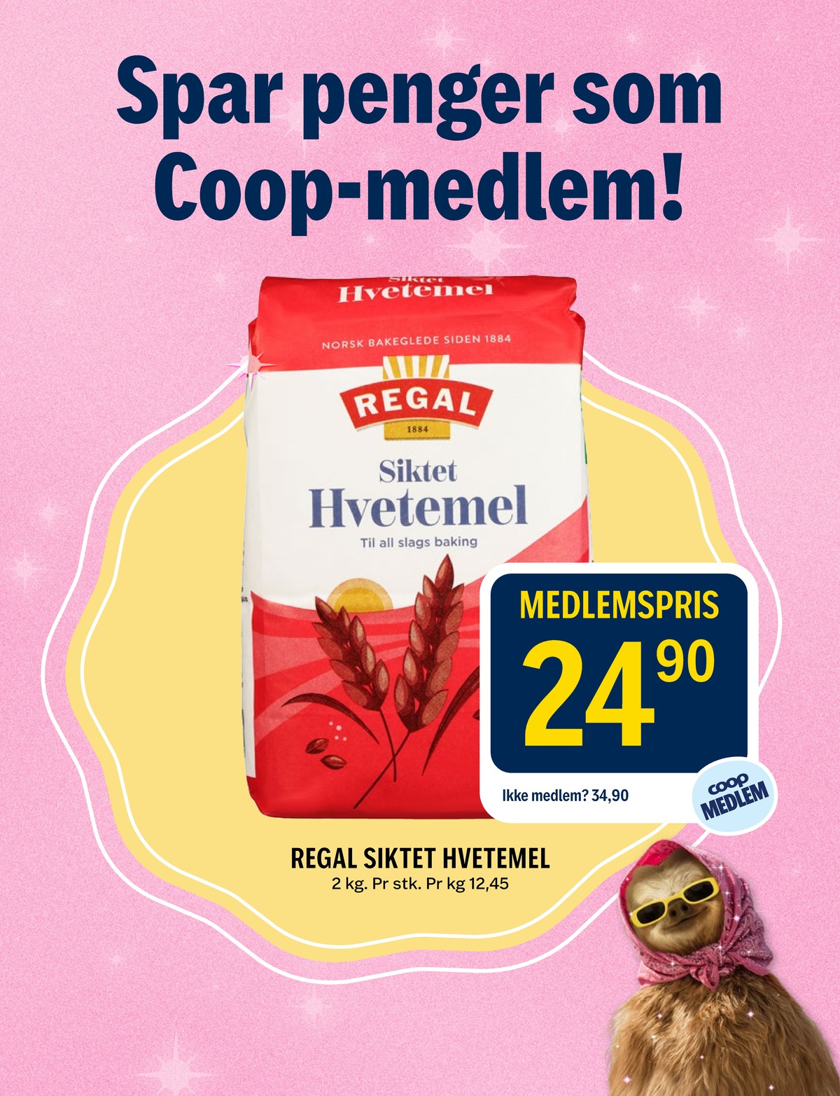 Se Coop Prix kundeavis for uke 44 på Tilbudsuken.no. Se gode tilbud på mange varer, f.eks. hvetemel siktet regal eller andre varer. Les kundeavisen her! Side 19