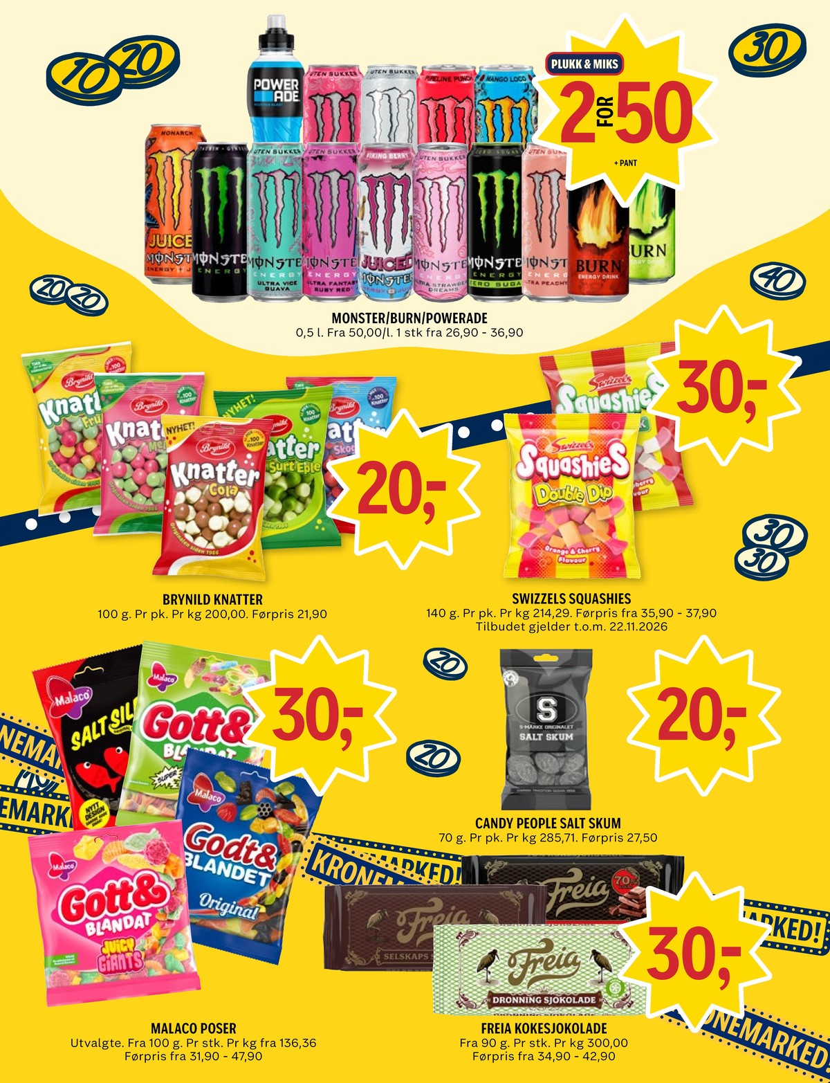 Se Coop Prix kundeavis for uke 44 på Tilbudsuken.no. Se gode tilbud på mange varer, f.eks. energidrikk monster energy eller energidrikk monster energy. Les kundeavisen her! Side 10