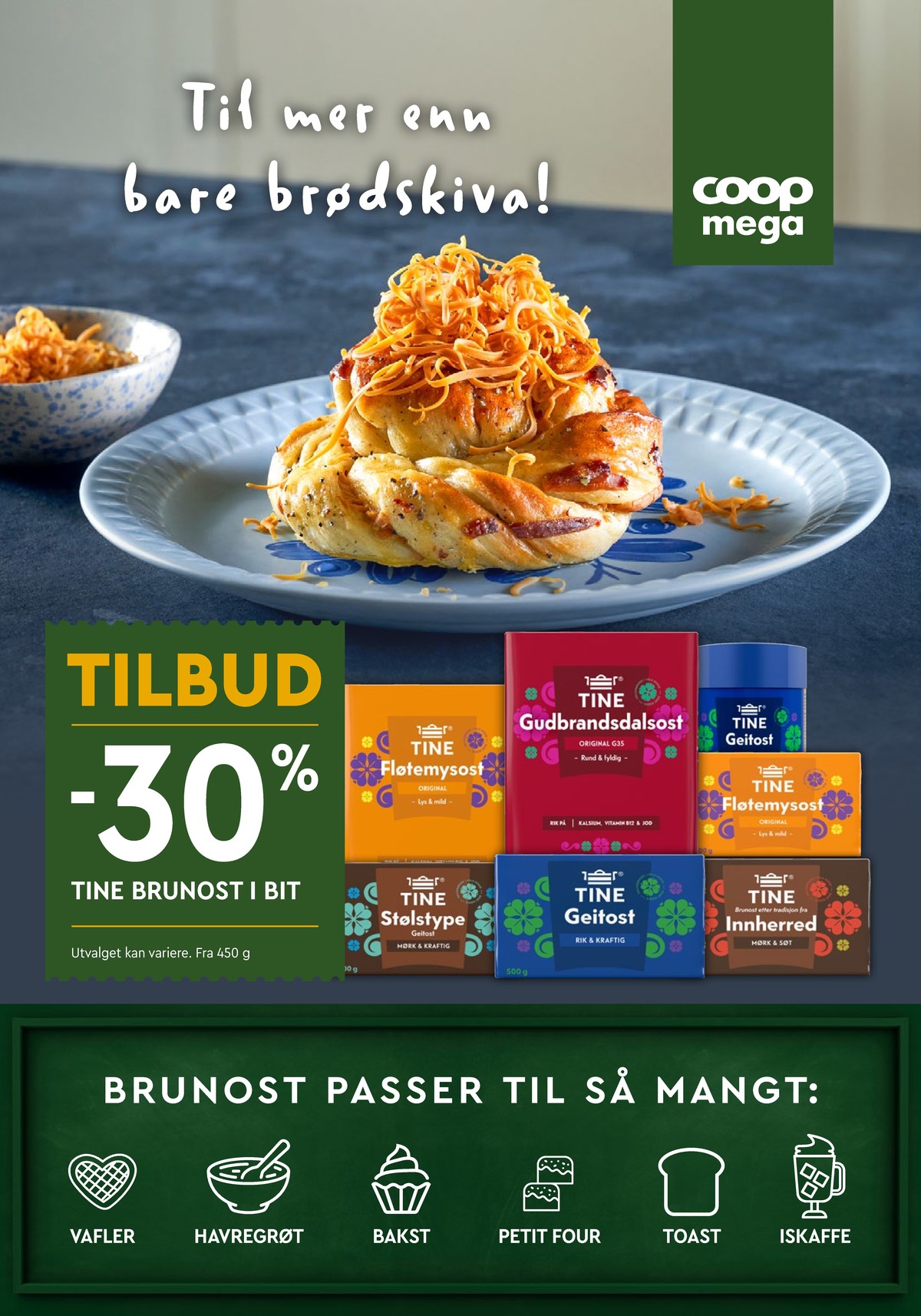 Se Coop Mega kundeavis for uke 44 på Tilbudsuken.no. Se gode tilbud på mange varer, f.eks. fløtemysost tine eller gudbrandsdalsost tine. Les kundeavisen her! Side 9
