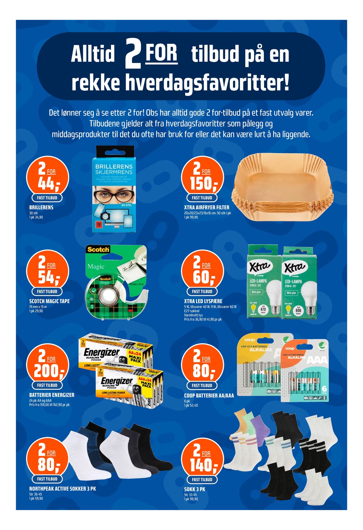 Se Coop Obs kundeavis for uge 44 på Tilbudsuken.no. Se gode tilbud på mange varer. Les kundeavisen her! Side 21