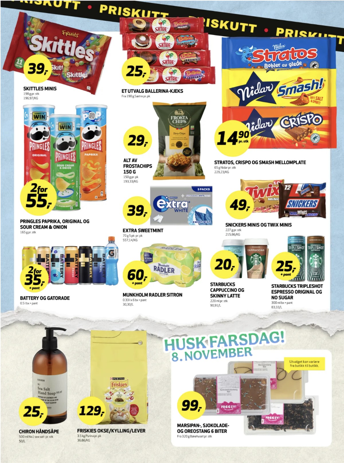 Se Bunnpris kundeavis for uge 44 på Tilbudsuken.no. Se gode tilbud på mange varer. Les kundeavisen her! Side 16