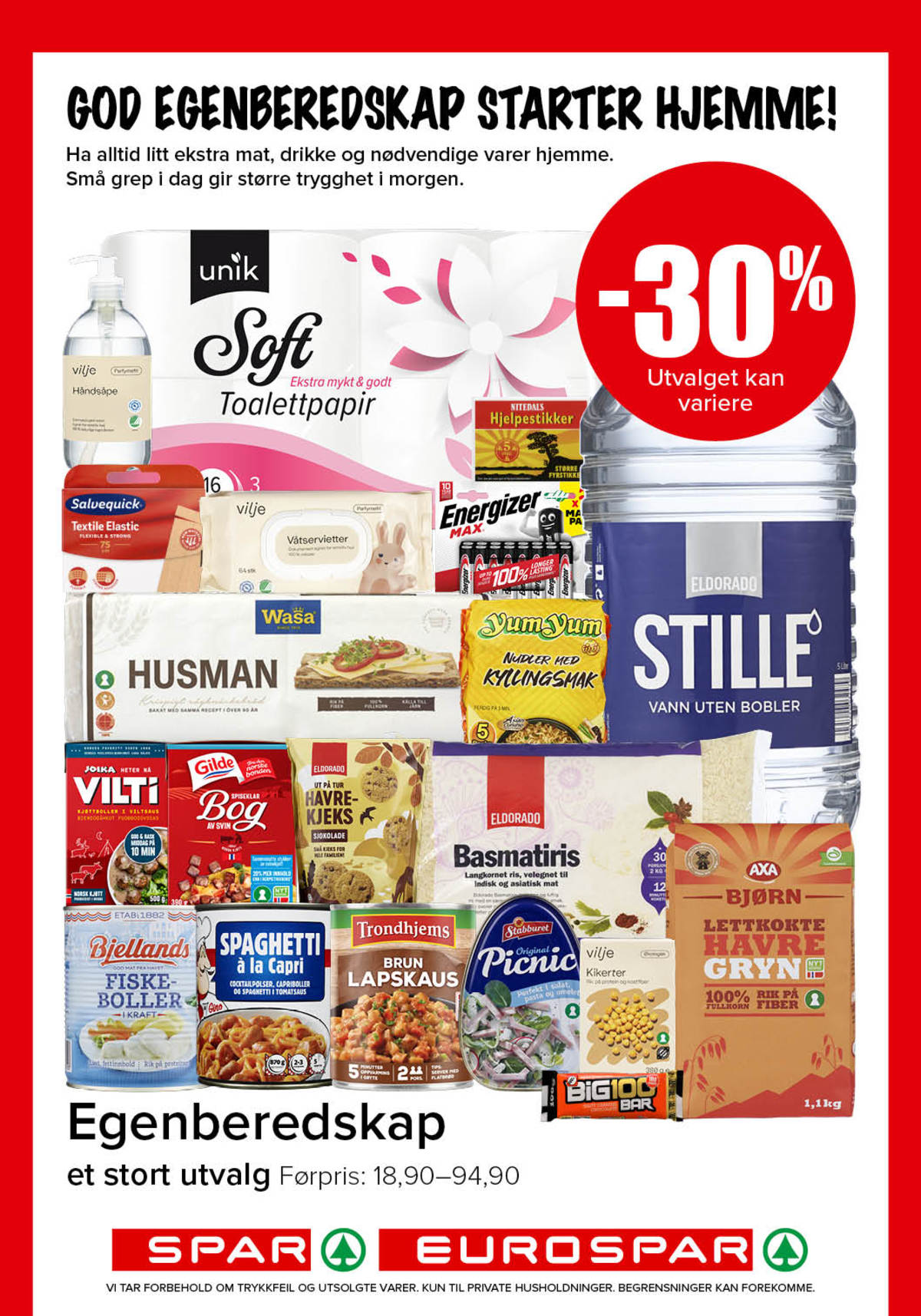 Se Spar - Eurospar kundeavis for uke 44 på Tilbudsuken.no. Se gode tilbud på mange varer, f.eks. toalettpapir soft eller plaster salvequick. Les kundeavisen her! Side 12