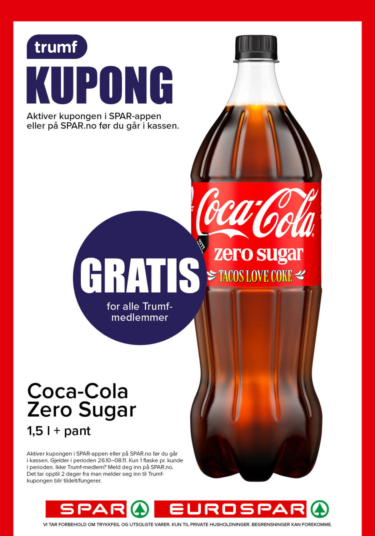 Se Spar - Eurospar kundeavis for uke 44 på Tilbudsuken.no. Se gode tilbud på mange varer, f.eks. coca cola zero coca-cola zero eller andre varer. Les kundeavisen her! Side 10