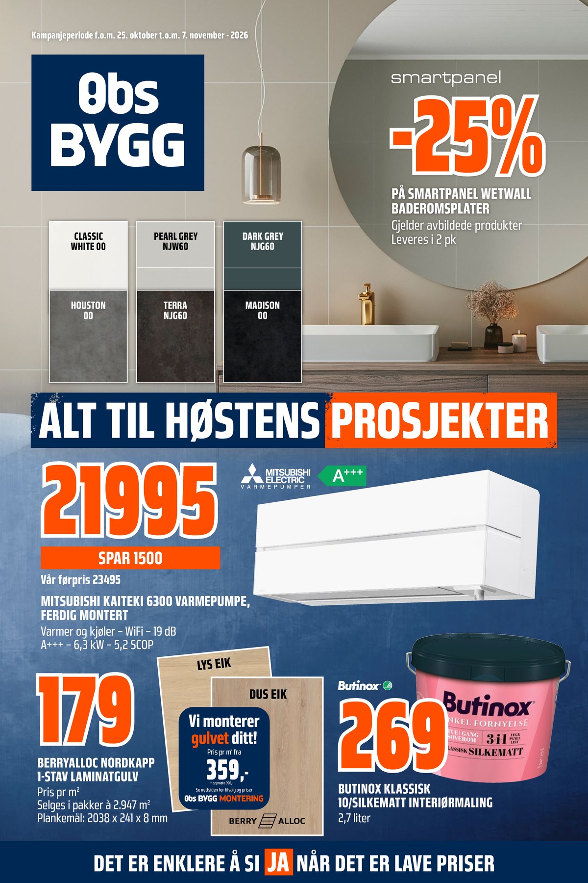 Se Coop Obs Bygg kundeavis for uge 44 på Tilbudsuken.no. Se gode tilbud på mange varer. Les kundeavisen her! Side 1