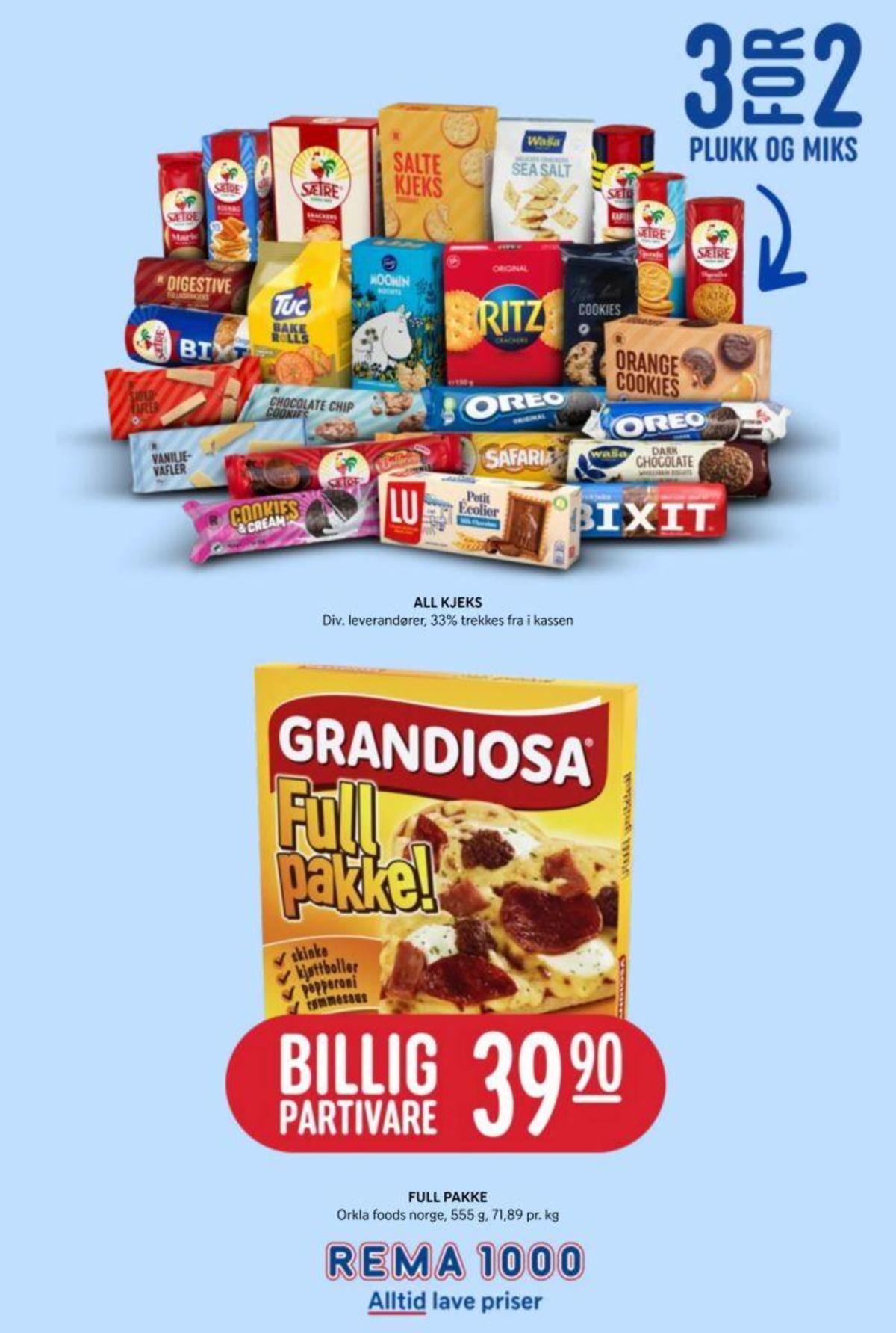 Se Rema 1000 kundeavis for uge 44 på Tilbudsuken.no. Se gode tilbud på mange varer. Les kundeavisen her! Side 4