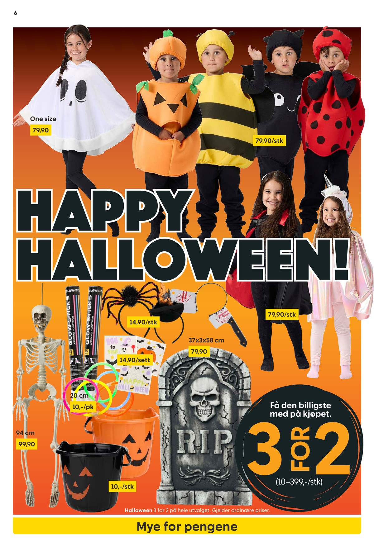 Se Rusta kundeavis for uke 44 på Tilbudsuken.no. Se gode tilbud på mange varer, f.eks. halloween utkledning ukjent eller halloween pynt ukjent. Les kundeavisen her! Side 6